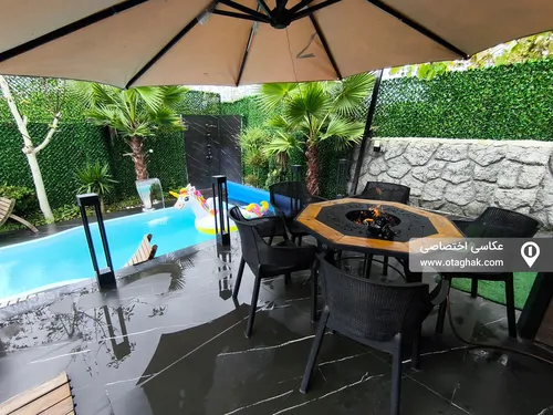 تصویر 4 - کلبه  سوئیسی لوکس استخردار آبگرم ورنا در  خمام