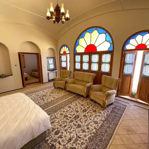 تصویر ۱ - هتل سنتی  صبا (واحد شاه نشین) در  کاشان