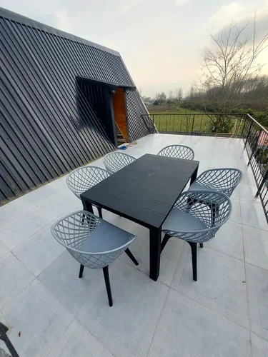 تصویر 15 - کلبه سوئدی رویایی با روف گاردن در  رشت