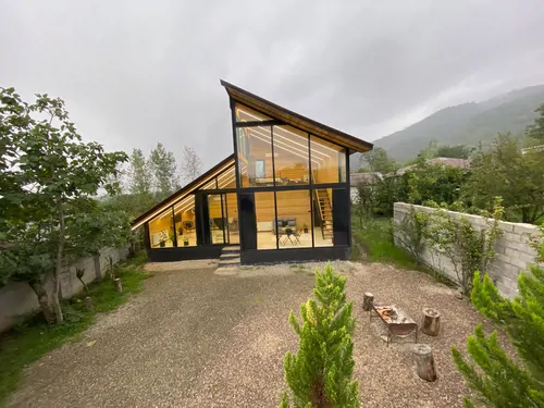 تصویر 25 - کلبه شیشه ای افرا تراس دار در  ماسال