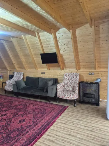 تصویر 4 - کلبه سوئیسی مهرآ با جکوزی در سوادکوه