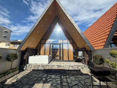 تصویر 2 - کلبه  سوییسی آس با جکوزی در  چالوس