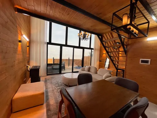 تصویر 11 - کلبه شیشه ای آسمان با جکوزی  در  شیرگاه